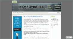 Desktop Screenshot of computer32.wordpress.com