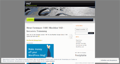 Desktop Screenshot of maseven.wordpress.com