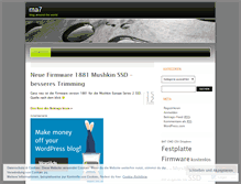 Tablet Screenshot of maseven.wordpress.com