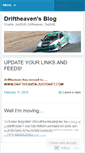 Mobile Screenshot of driftheaven.wordpress.com