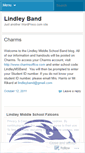 Mobile Screenshot of lindleyband.wordpress.com