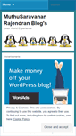 Mobile Screenshot of muthusaravananmca.wordpress.com