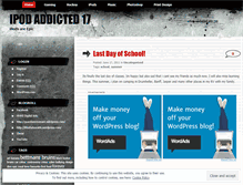 Tablet Screenshot of ipodaddicted17.wordpress.com