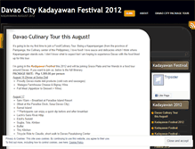 Tablet Screenshot of kadayawan2012.wordpress.com