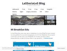 Tablet Screenshot of lassociales.wordpress.com