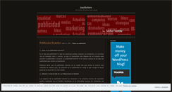 Desktop Screenshot of marketicidad.wordpress.com