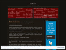 Tablet Screenshot of marketicidad.wordpress.com