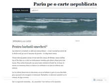 Tablet Screenshot of pariupeocartenepublicata.wordpress.com