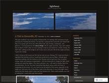 Tablet Screenshot of lightfancy.wordpress.com
