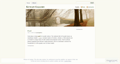 Desktop Screenshot of kuwaitgallery.wordpress.com