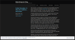 Desktop Screenshot of malcolmsprye.wordpress.com