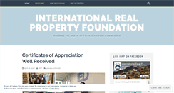 Desktop Screenshot of internationalrealproperty.wordpress.com