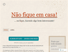 Tablet Screenshot of naofiqueemcasa.wordpress.com