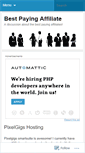 Mobile Screenshot of bestpayingaffiliate.wordpress.com