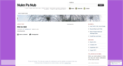 Desktop Screenshot of nuknpanub.wordpress.com