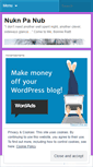 Mobile Screenshot of nuknpanub.wordpress.com