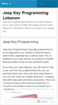 Mobile Screenshot of jeepkeyprogramming.wordpress.com