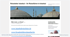 Desktop Screenshot of istanbulreiseleiter.wordpress.com