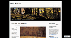 Desktop Screenshot of davebrokaw.wordpress.com