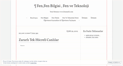 Desktop Screenshot of fenbilgisifen.wordpress.com