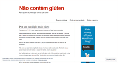 Desktop Screenshot of naocontemgluten.wordpress.com