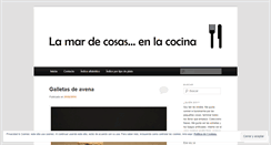 Desktop Screenshot of lamardecosas.wordpress.com