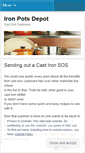 Mobile Screenshot of ironpots.wordpress.com