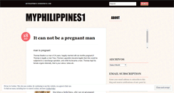 Desktop Screenshot of myphilippines1.wordpress.com
