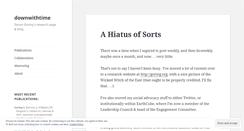 Desktop Screenshot of downwithtime.wordpress.com