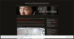 Desktop Screenshot of madamchan.wordpress.com