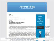 Tablet Screenshot of jawerez.wordpress.com