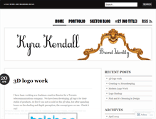 Tablet Screenshot of kyrakendall.wordpress.com