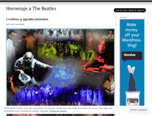 Tablet Screenshot of homenajeathebeatles.wordpress.com