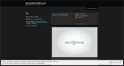 Desktop Screenshot of blogsevenfiles.wordpress.com