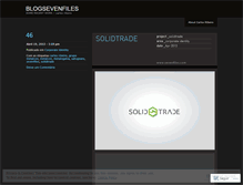 Tablet Screenshot of blogsevenfiles.wordpress.com