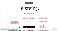 Desktop Screenshot of lelstein3.wordpress.com