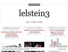 Tablet Screenshot of lelstein3.wordpress.com