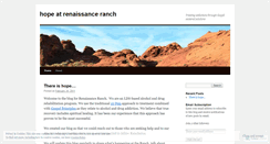 Desktop Screenshot of hopeatrenaissanceranch.wordpress.com