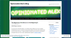 Desktop Screenshot of opinionatedalex.wordpress.com