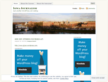 Tablet Screenshot of iowajournalism.wordpress.com