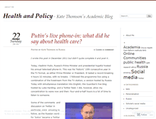 Tablet Screenshot of healthpolsoc.wordpress.com