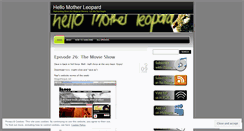 Desktop Screenshot of hellomotherleopard.wordpress.com