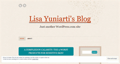 Desktop Screenshot of lisayuniarti.wordpress.com