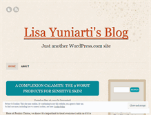 Tablet Screenshot of lisayuniarti.wordpress.com