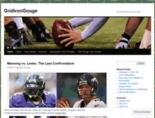 Tablet Screenshot of gridirongouge.wordpress.com