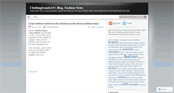 Desktop Screenshot of clothingbrands24.wordpress.com