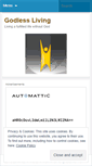 Mobile Screenshot of godlessliving.wordpress.com
