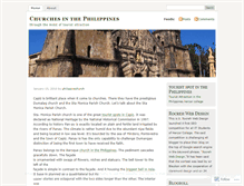 Tablet Screenshot of philippinechurch.wordpress.com