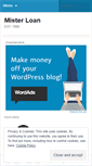 Mobile Screenshot of misterloan.wordpress.com