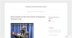 Desktop Screenshot of christianthink.wordpress.com